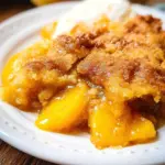 Ridiculously Easy Peach Cobbler