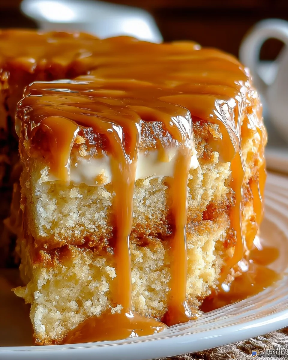 Salted Caramel Kentucky Butter Cake