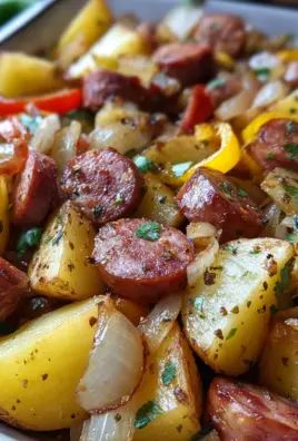 Smoked Sausage And Potato Bake