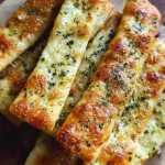 Sourdough Cheesy Breadsticks