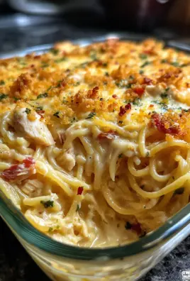 Spicy Southern Cheesy Chicken Spaghetti Casserole