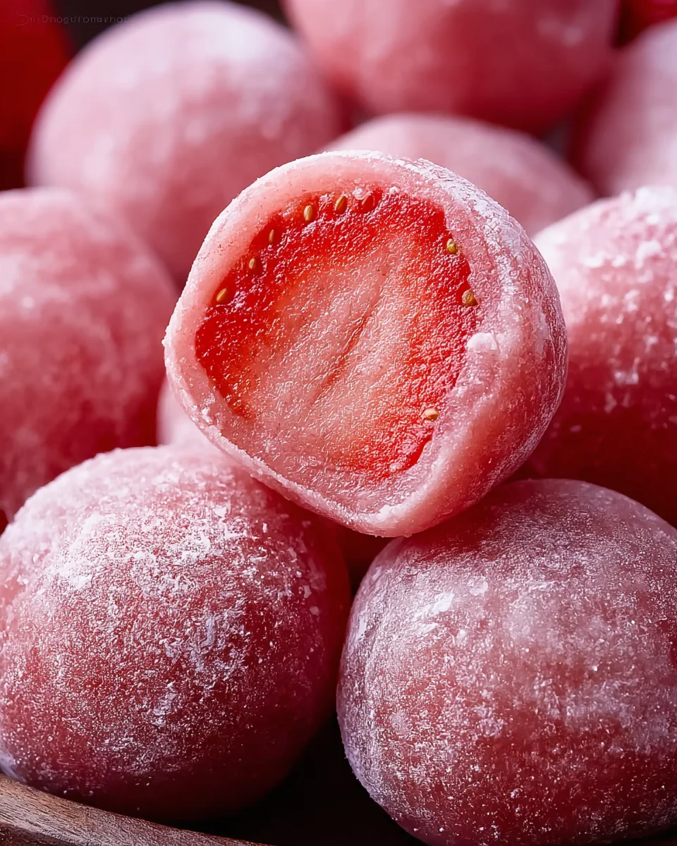 Strawberry Mochi
