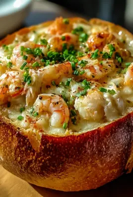 Stuffed Seafood Bread Bowl