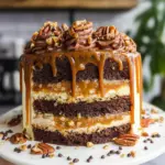 Turtle Caramel Cake