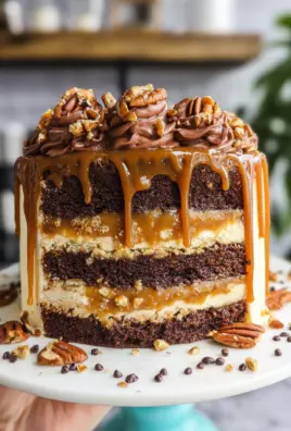 Turtle Caramel Cake