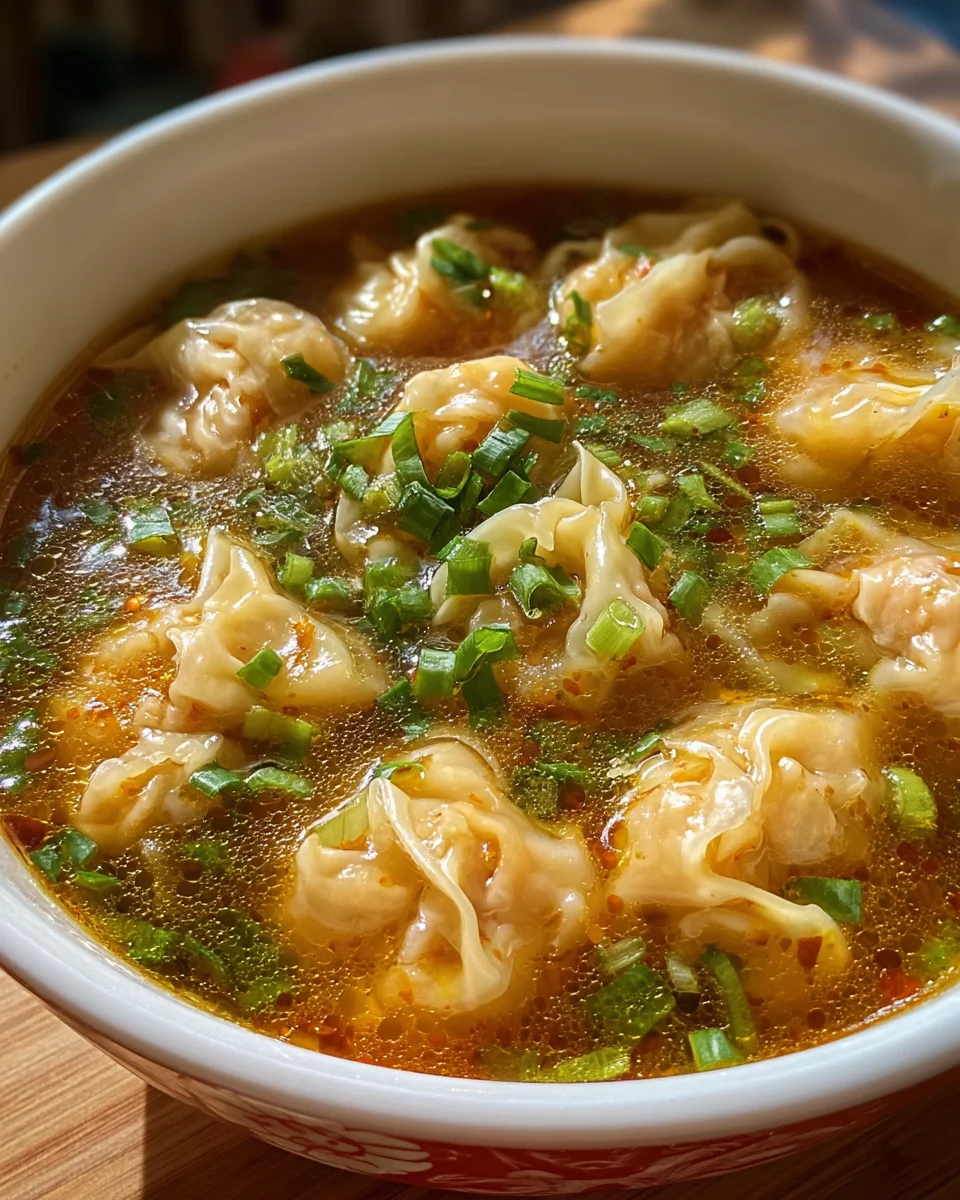 Wonton Soup Recipe