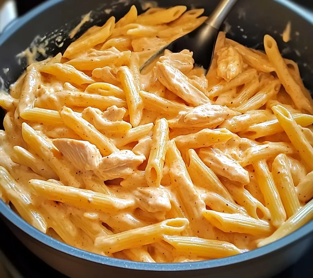 One-Pot Buffalo Ranch Chicken Penne