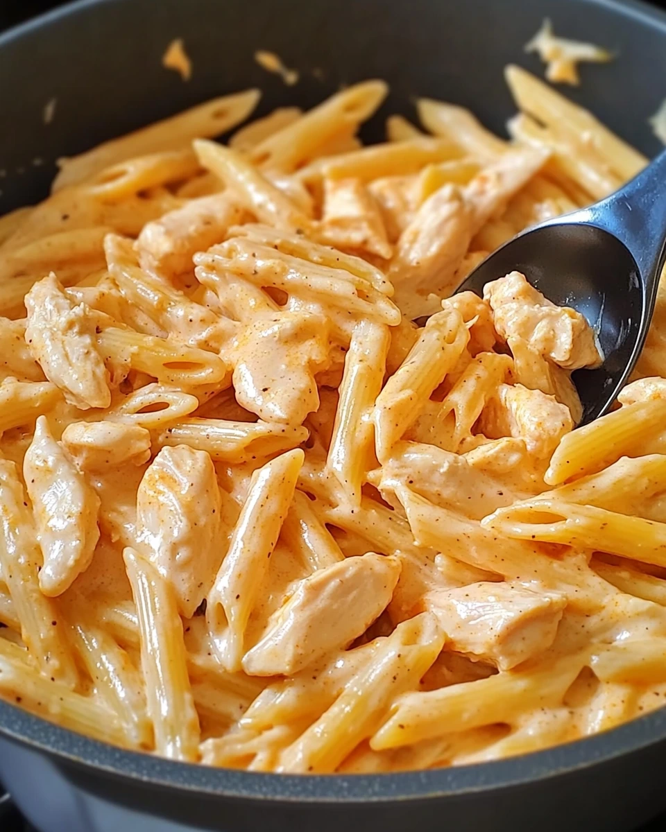 One-Pot Buffalo Ranch Chicken Penne