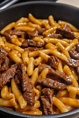 One Pot Smoky Honey BBQ Steak Pasta