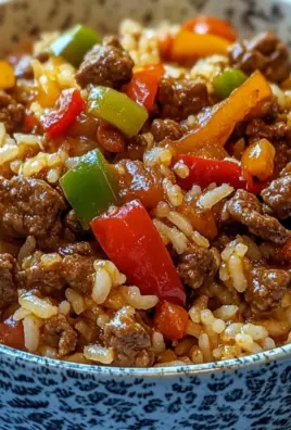 Beef and Pepper Rice Bowl