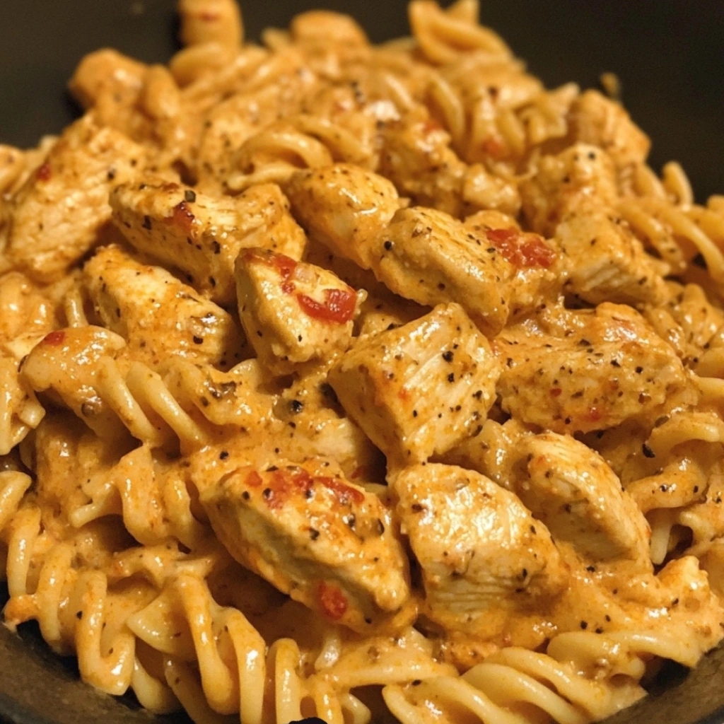 Easy Cajun Cream Cheese Chicken Pasta Bake