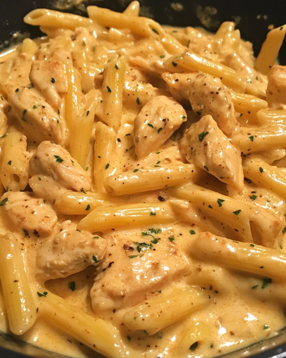 Garlic Butter Chipotle Chicken Pasta
