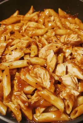 One Pot Smoky Honey BBQ Chicken Pasta