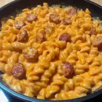 Skillet Creamy Buffalo Chicken Sausage Pasta 2