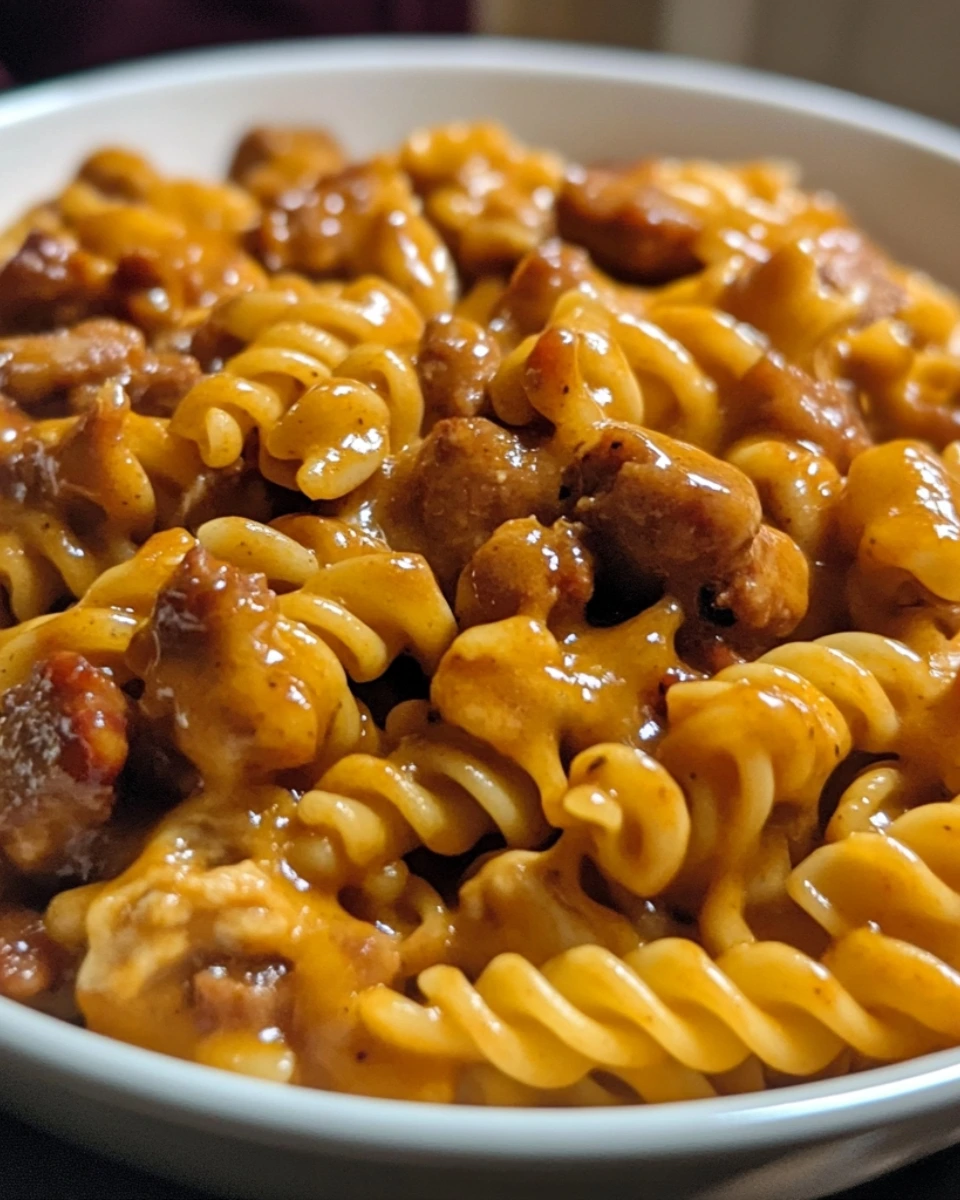 BBQ Ranch Chicken Sausage Pasta 2