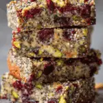 Pistachio Cranberry Chia Bars