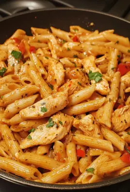 Bold Spicy Cajun Chicken Pasta Skillet 2