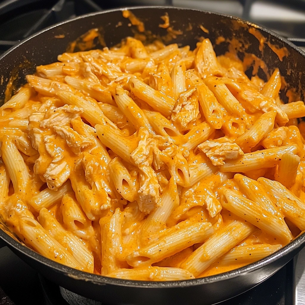 Creamy Bold Buffalo Chicken Pasta 1
