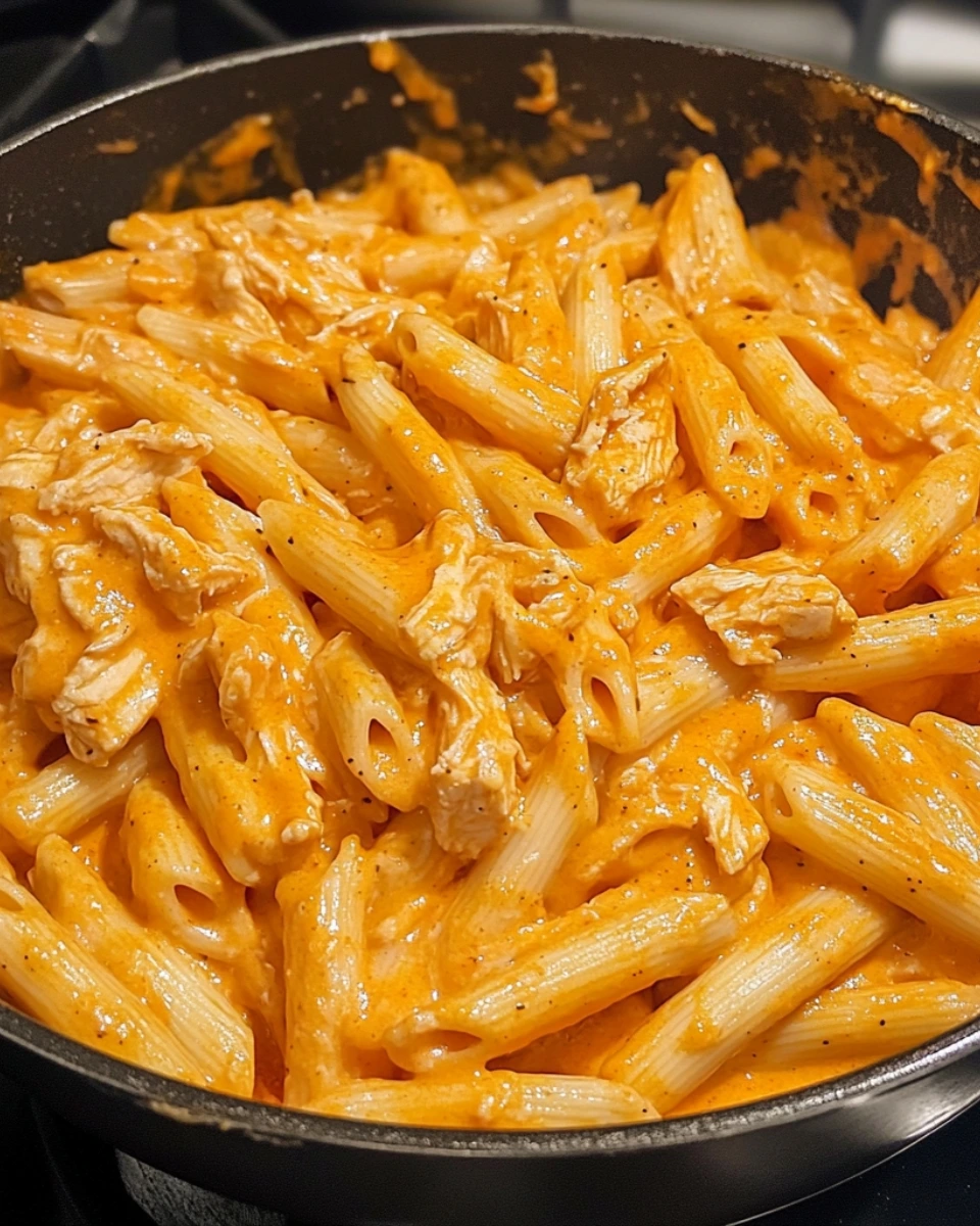 Creamy Bold Buffalo Chicken Pasta 2
