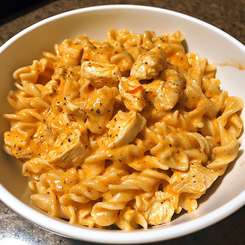 Creamy Buffalo Ranch Chicken Pasta 1