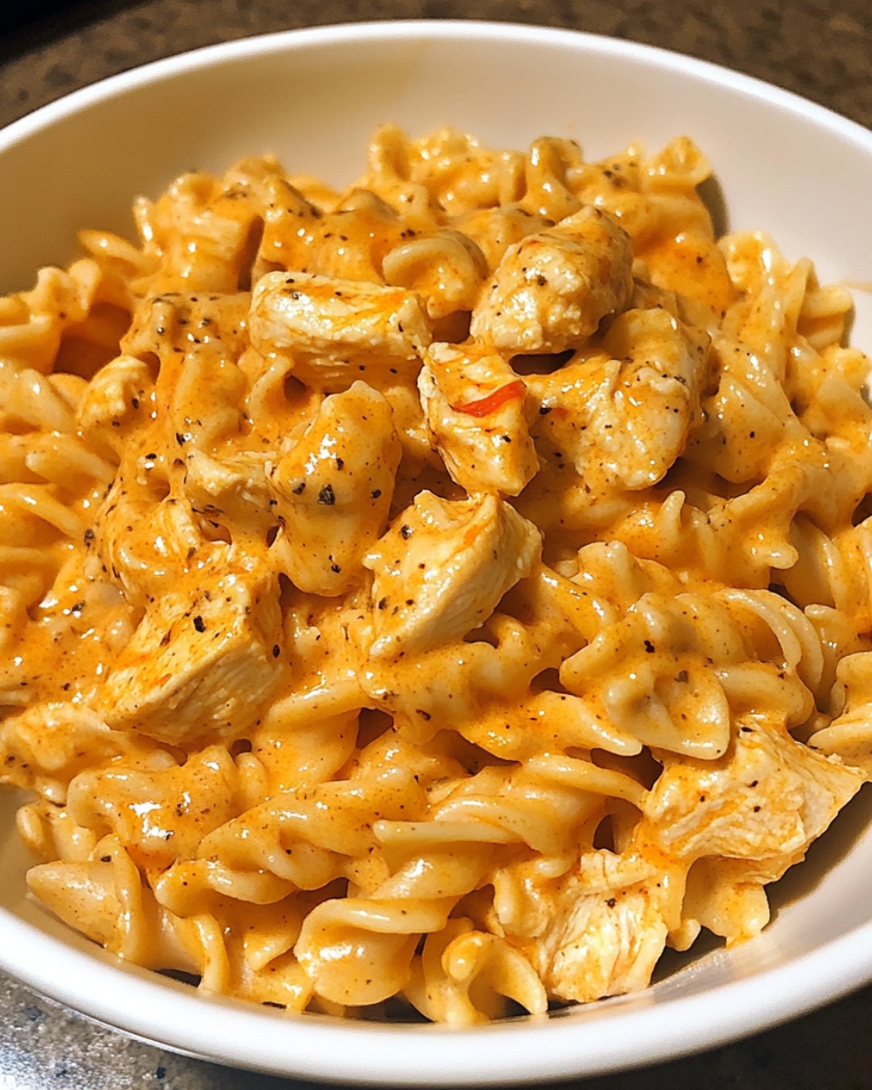 Creamy Buffalo Ranch Chicken Pasta 2