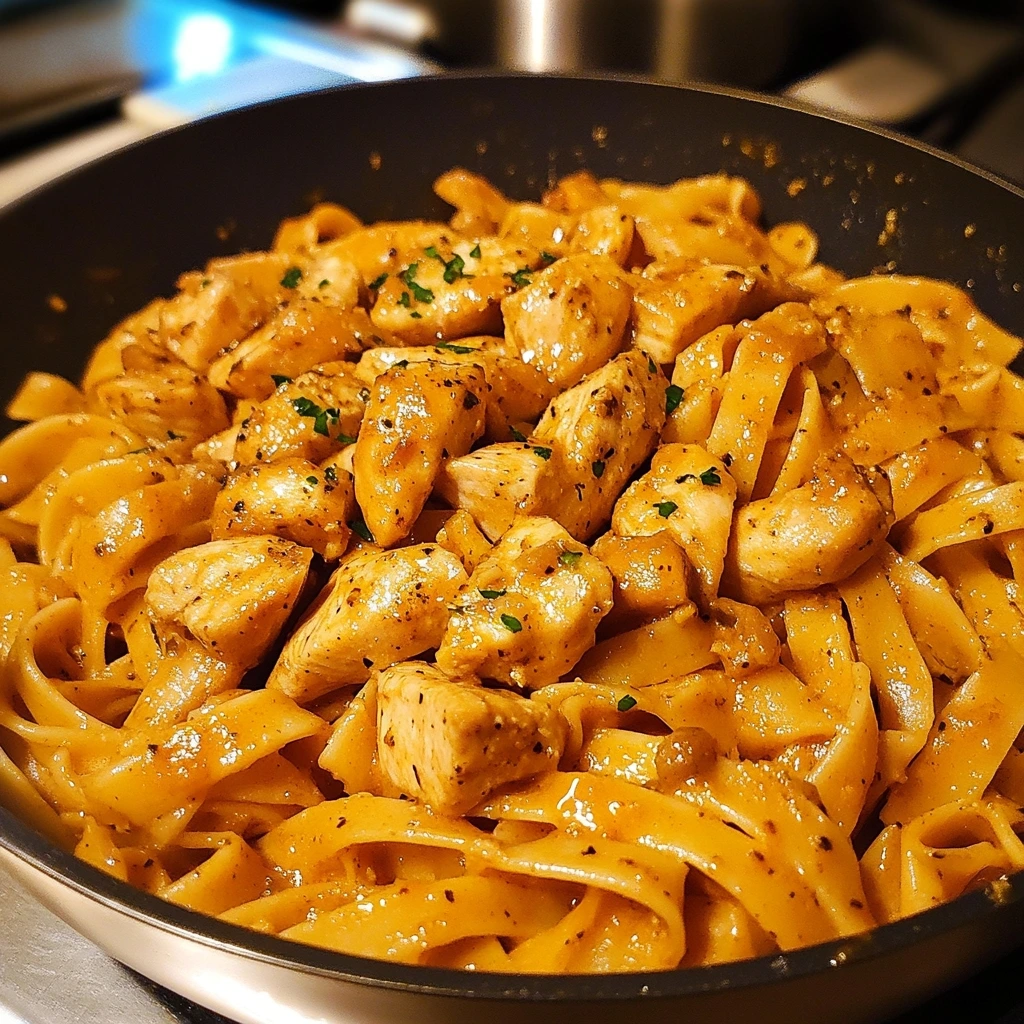Creamy Cajun Garlic Butter Chicken Pasta 1