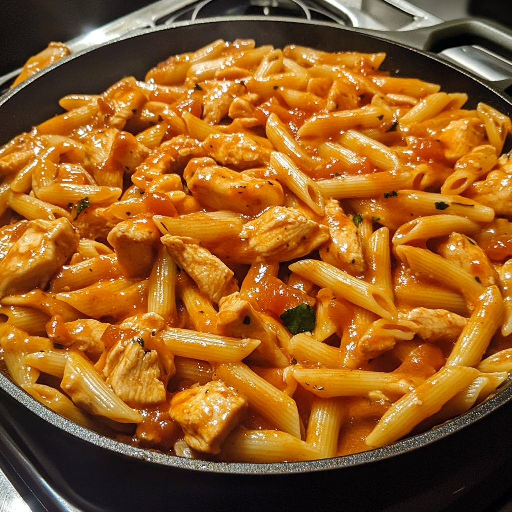 Creamy Cajun White Cheddar Chicken Rotini 1
