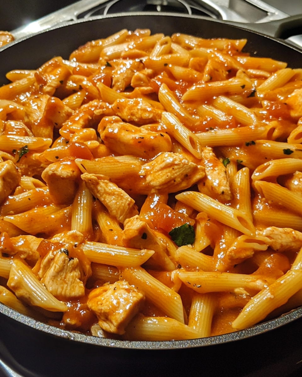 Creamy Cajun White Cheddar Chicken Rotini