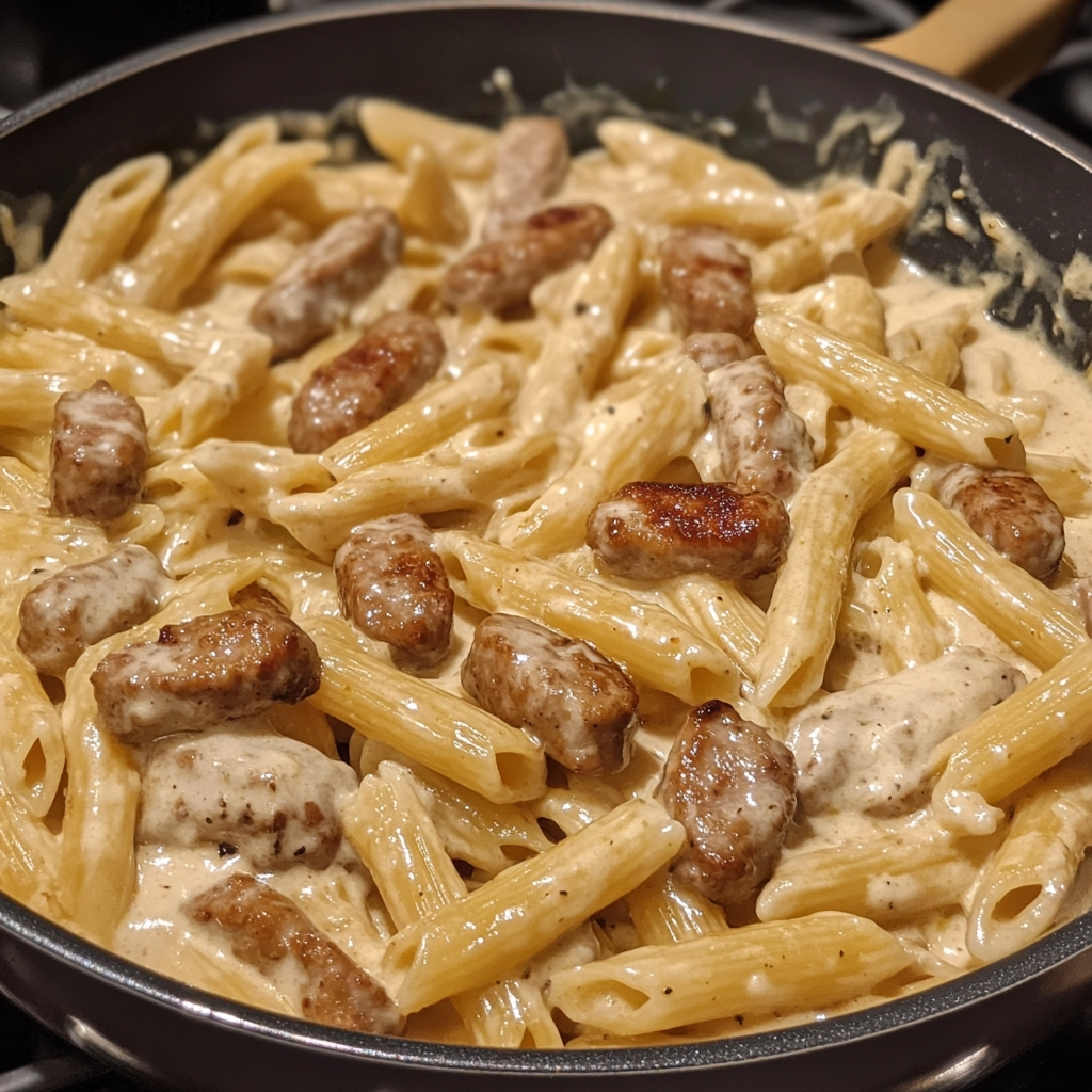 Creamy Honey Ranch Sausage Pasta 2