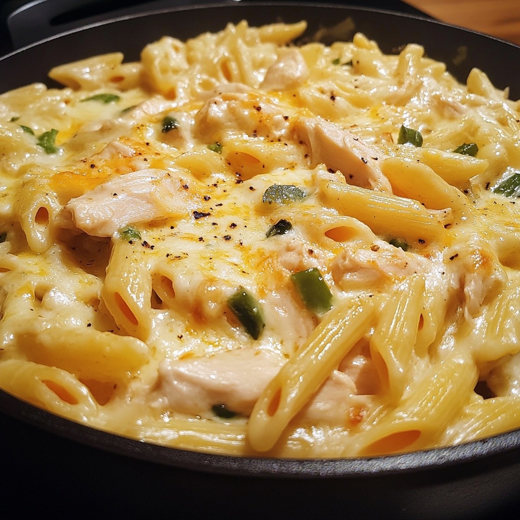 Creamy Jalapeno Cheddar Chicken Penne 2
