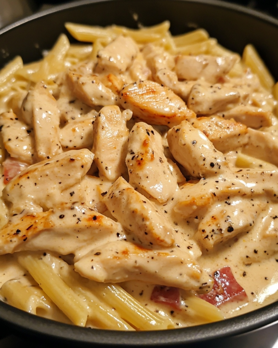Creamy Pepper Jack Cajun Chicken Pasta 1
