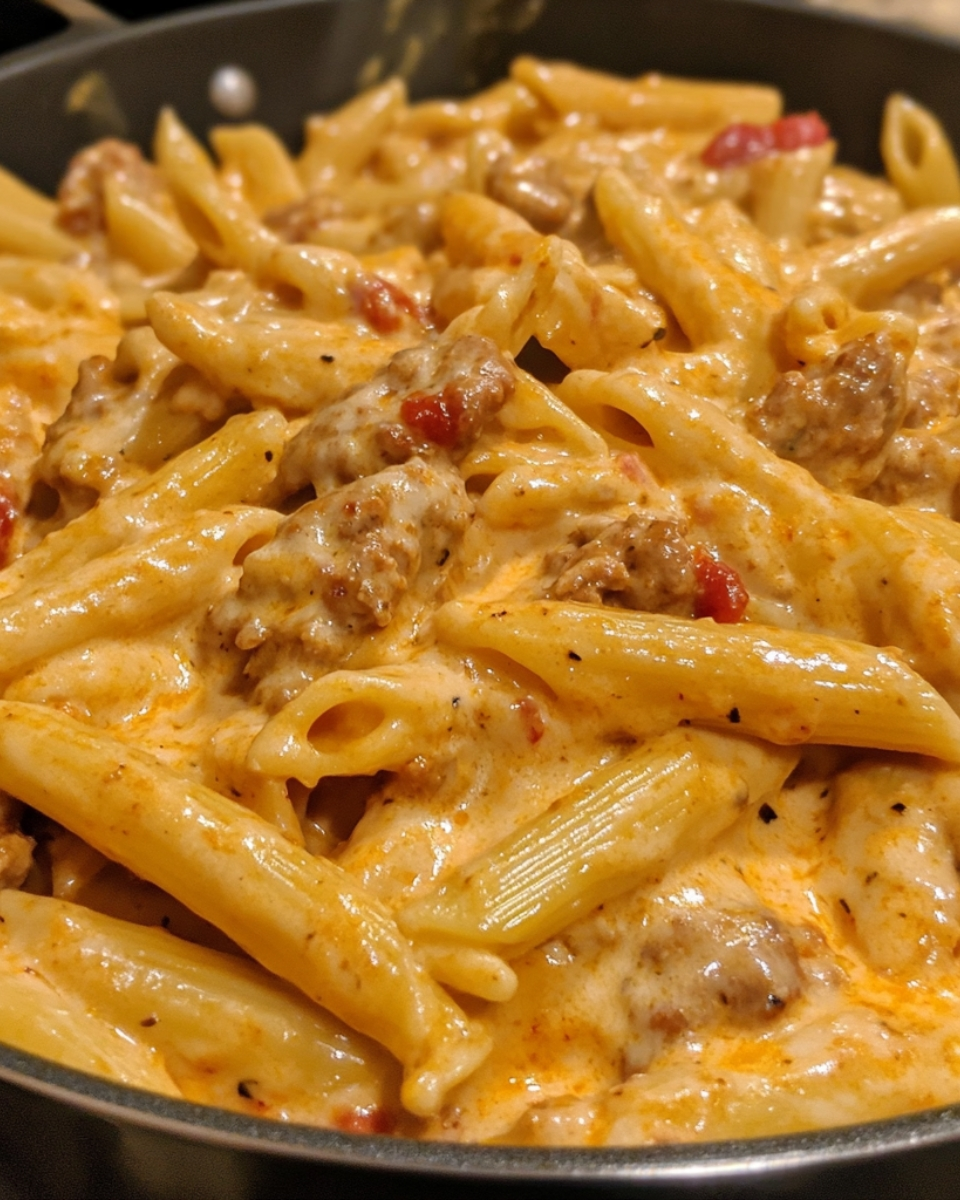 Creamy Pepper Jack Cajun Sausage Pasta 2
