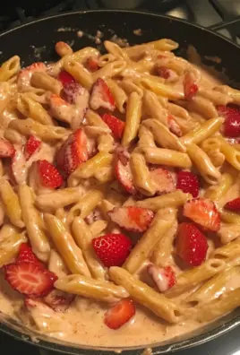 Delicious Strawberry Pasta Recipe with Cinnamon Twist