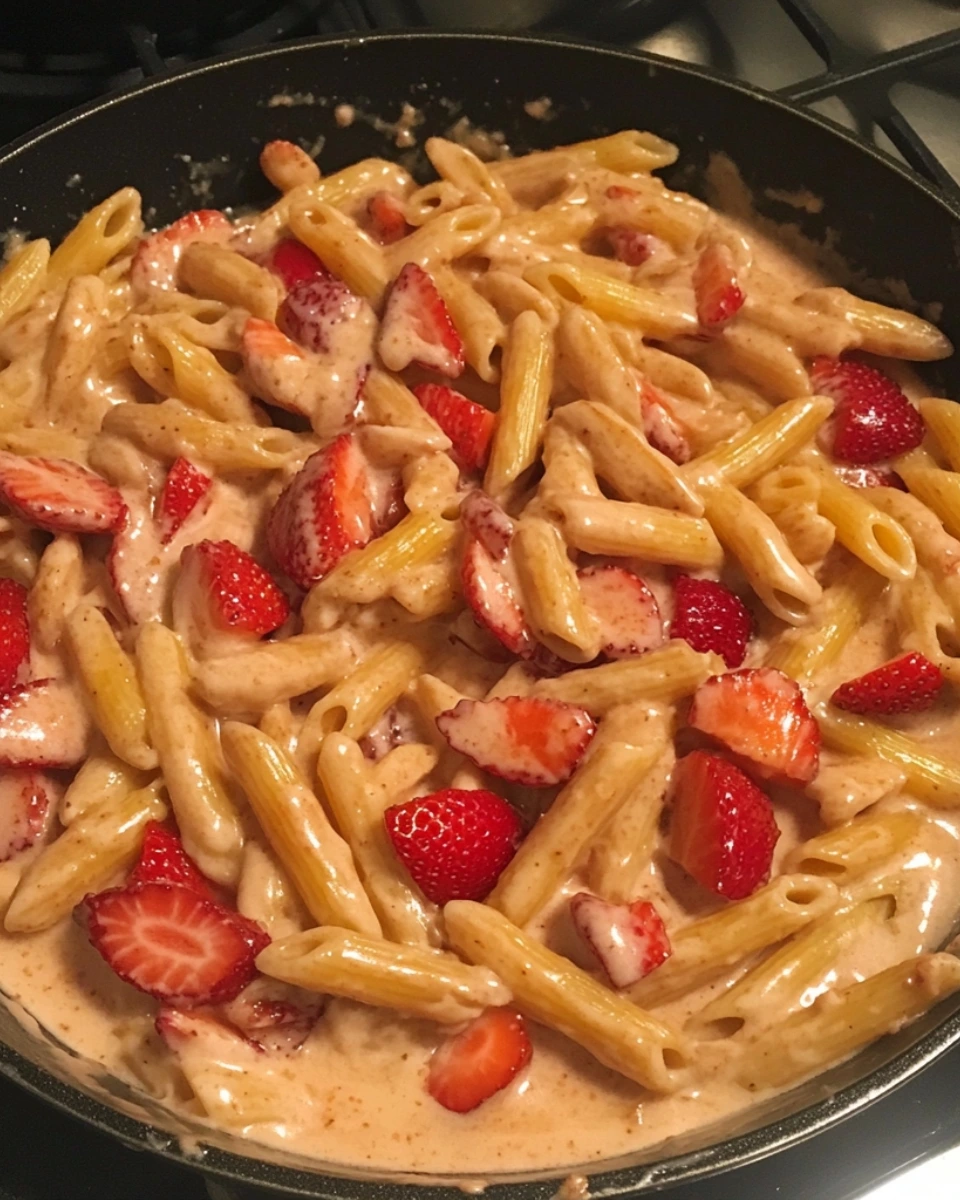 Delicious Strawberry Pasta Recipe with Cinnamon Twist