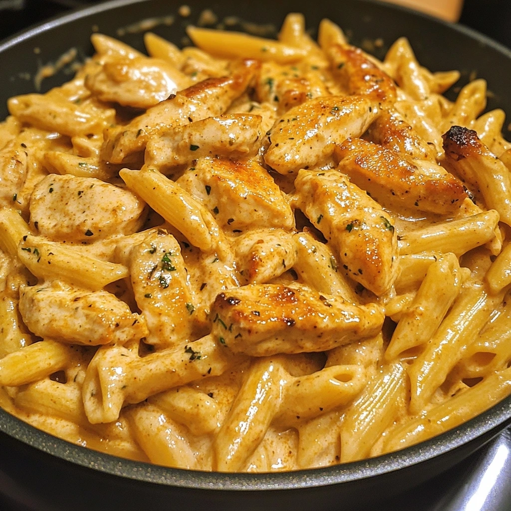 One Pot Bold Cajun BBQ Chicken Pasta 2