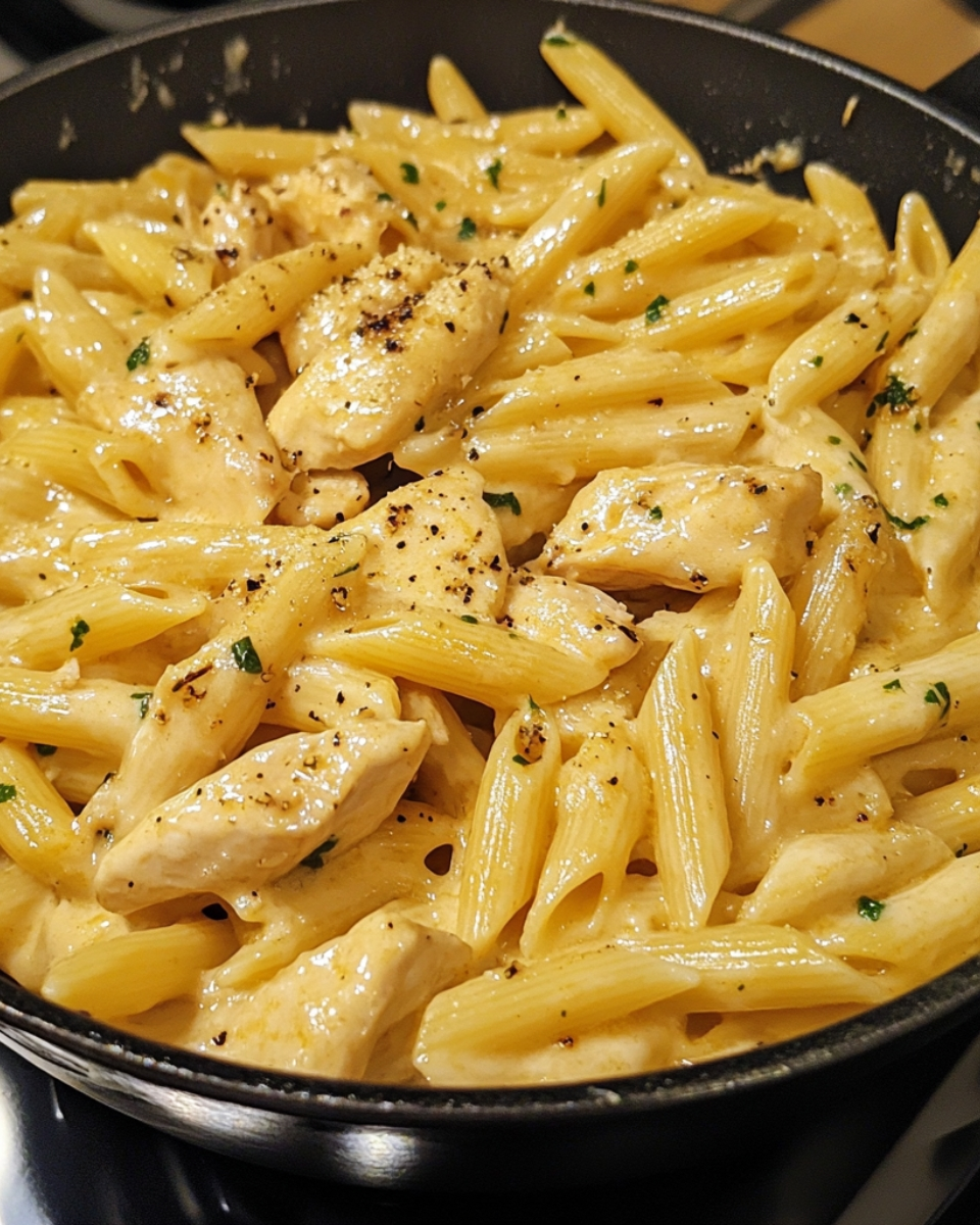 One Pot Creamy Cajun Garlic Chicken Pasta 2