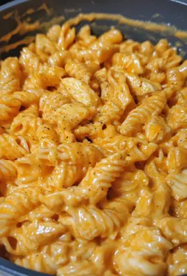One Pot Creamy Spicy Buffalo Chicken Pasta