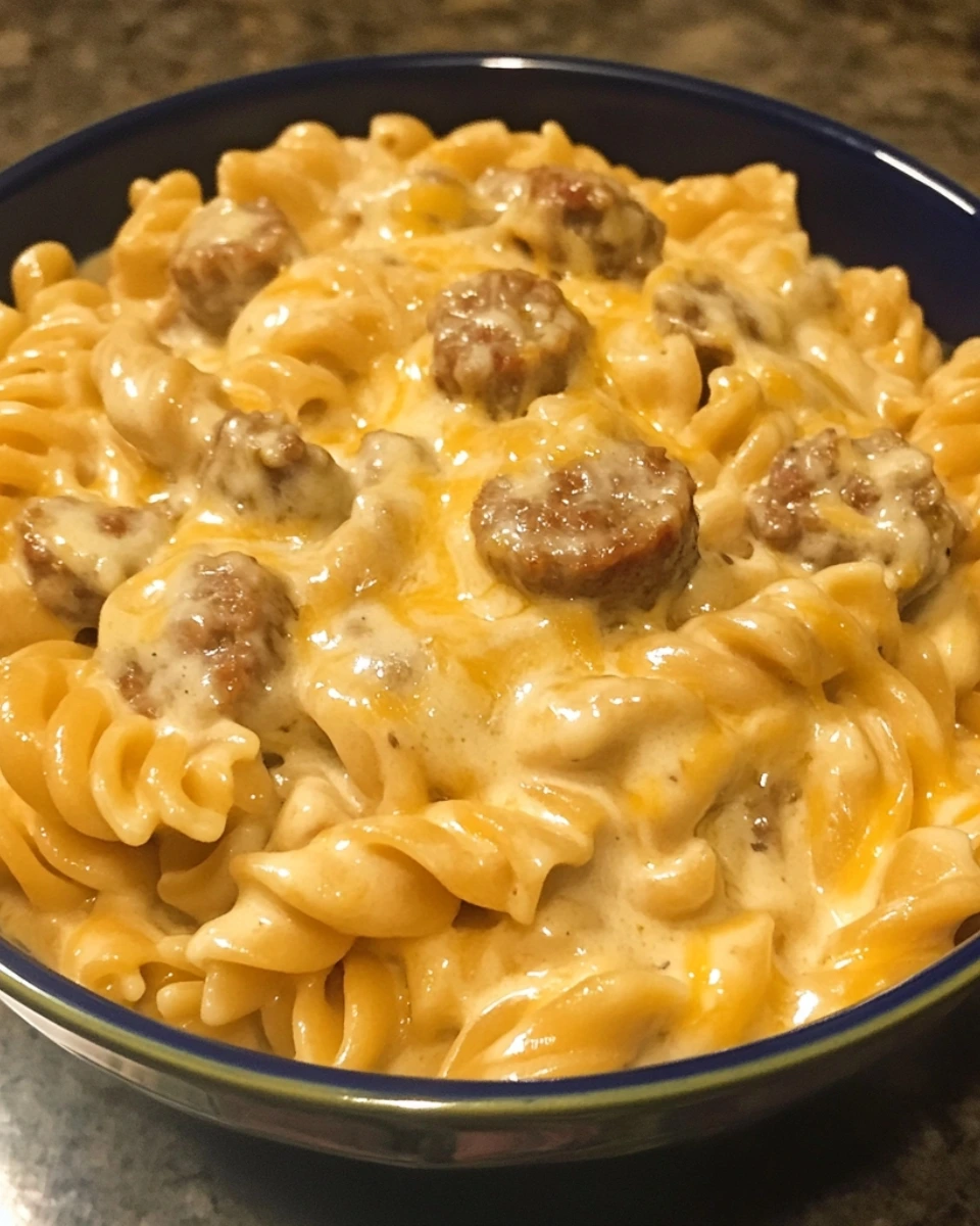 One Pot Smoky Cheddar Sausage Ranch Pasta 2