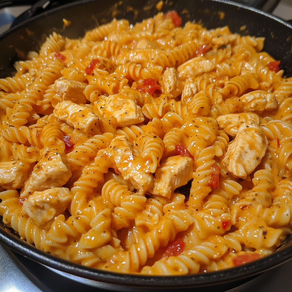 One Pot Sweet Chili Ranch Chicken Pasta 1