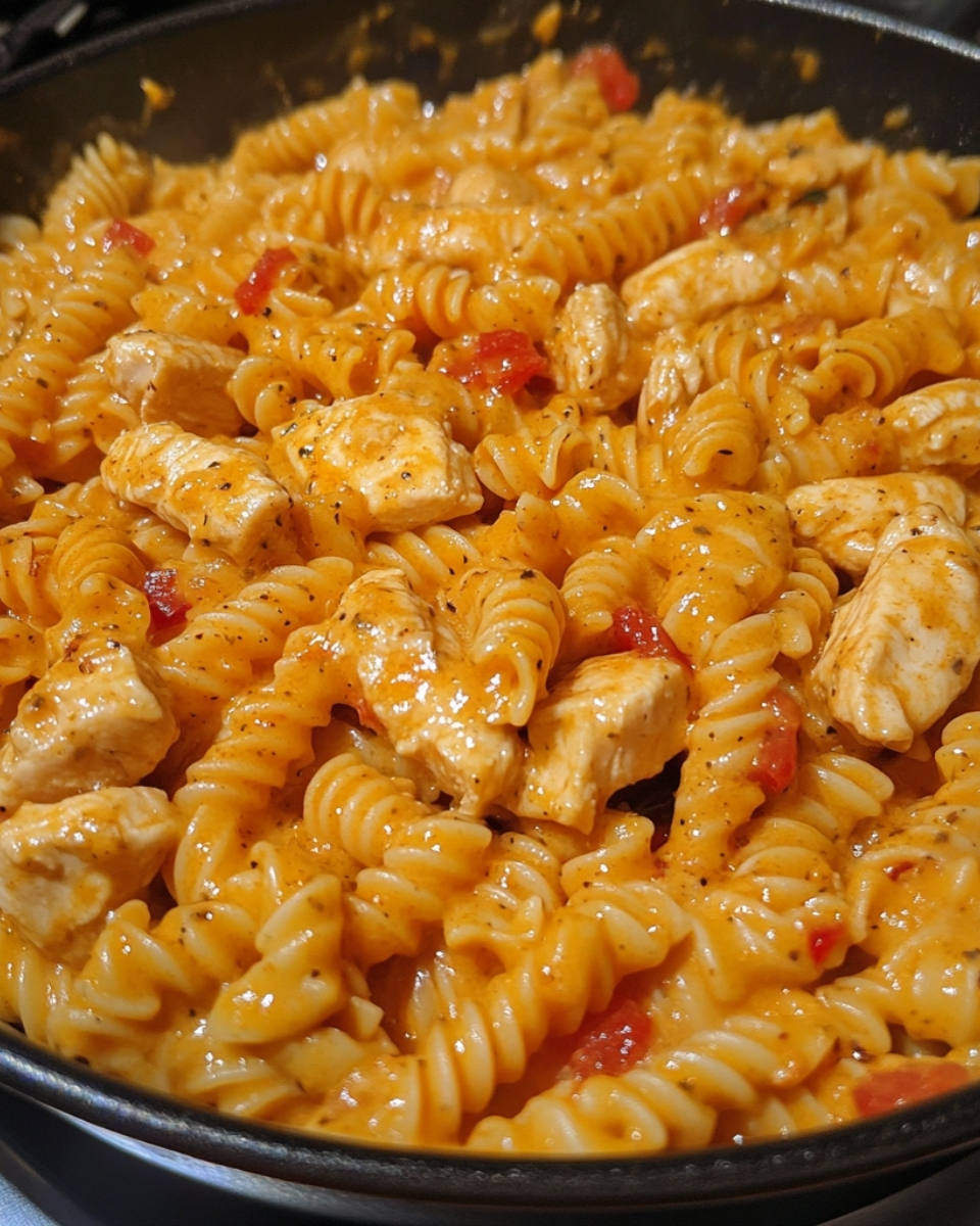 One Pot Sweet Chili Ranch Chicken Pasta 2