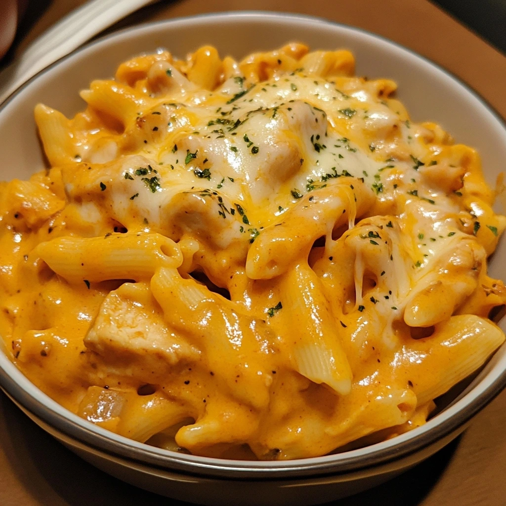 One Skillet BBQ Chicken Cheese Pasta 1