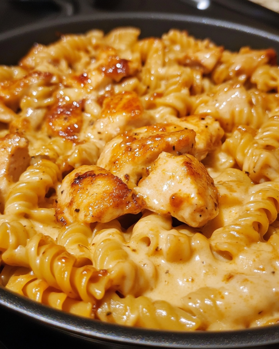 Smoky BBQ Cheddar Chicken Skillet Pasta 2