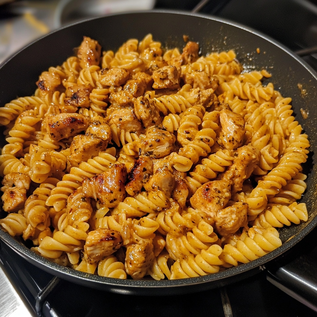 Smoky Garlic Butter Chicken Sausage Pasta 1