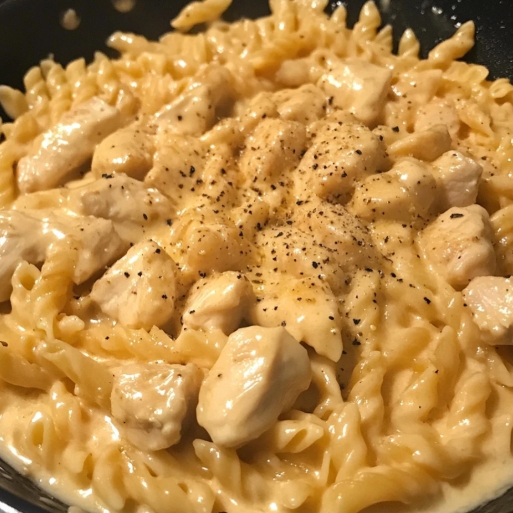 Smoky White Cheddar Honey Butter Chicken Pasta Skillet 2