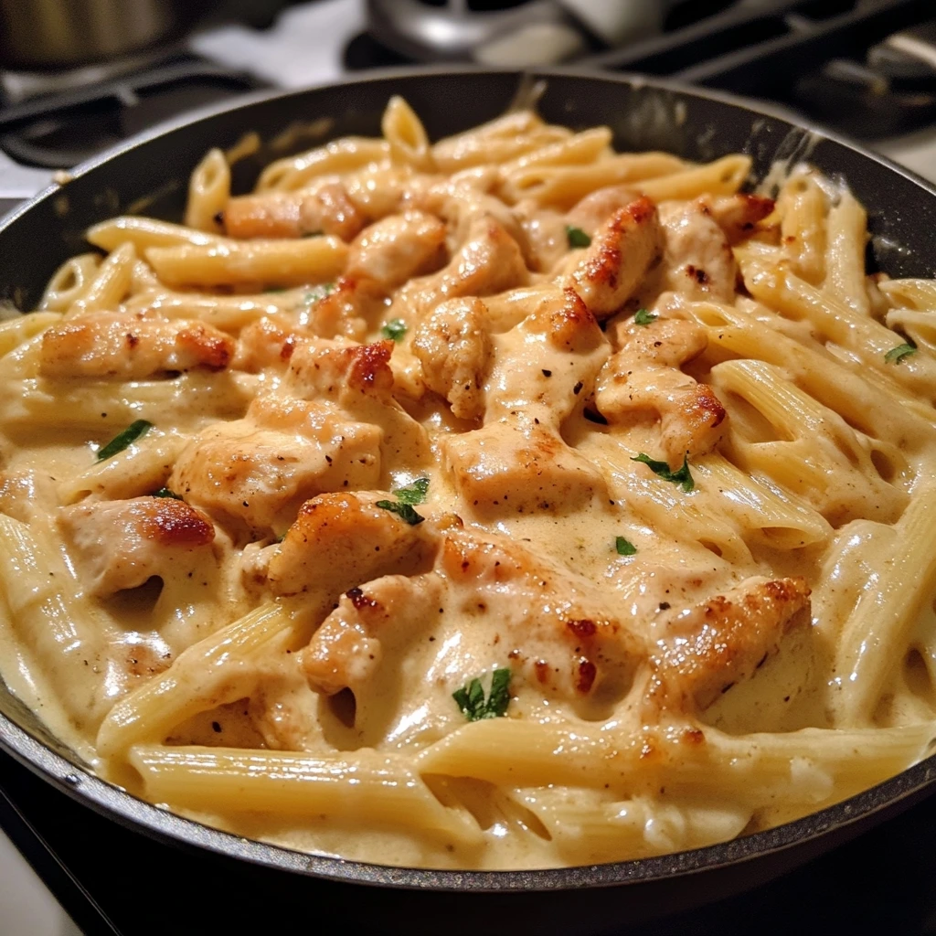 Sticky Honey Pepper Jack Chicken Penne 2
